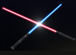 Dueling light sabers