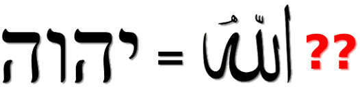 Equation asking if Yahweh equals Allah