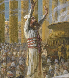 Solomon Dedicates the Temple at Jerusalem