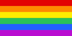 LGBT rainbow colors