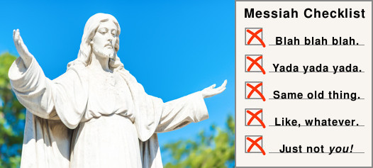 Jesus with list of failures