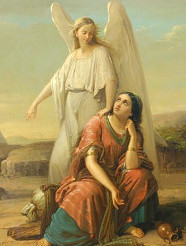 Hagar and the angel of the LORD