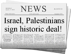 Headline news: two-state deal