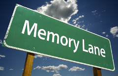 Sign for memory lane