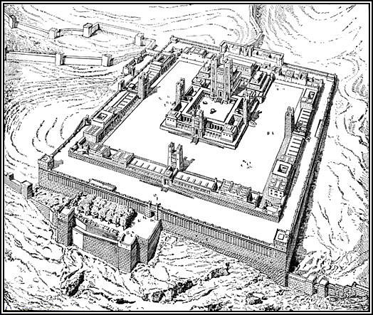 Drawing of Ezekiel's Temple
