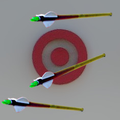 Arrows missing target