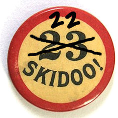 23 skidoo button