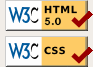 W3C HTML and CSS validation