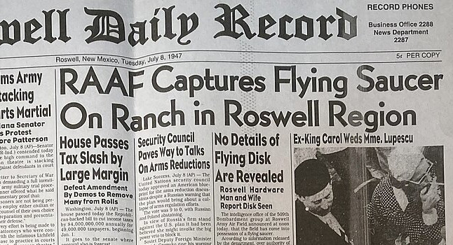 Roswell headline