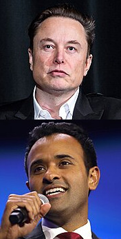 Elon Musk and Vivek Ramaswamy