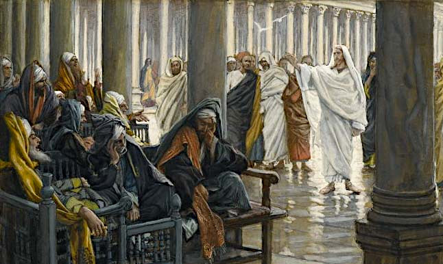 Rebuking the Pharisees