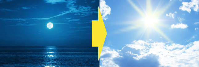 Night and day