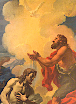 John baptizing Jesus
