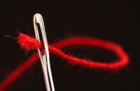 Threading a needle